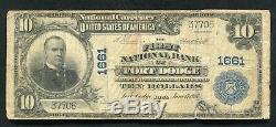 1902 $10 The First National Bank Of Fort Dodge, Ia National Currency Ch. #1661