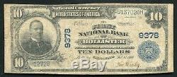 1902 $10 The First National Bank Of Hollister, Ca National Currency Ch. #9378