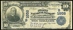 1902 $10 The First National Bank Of Lynchburg, Va National Currency Ch. #1558
