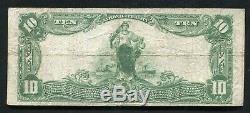 1902 $10 The First National Bank Of Malden, Ma National Currency Ch. #588