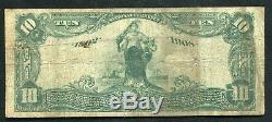 1902 $10 The National Exchange Bank Of Roanoke, Va National Currency Ch #4027