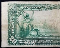 1902 $20.00 National Currency, The American National Bank of Ripon, Wisconsin