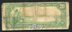 1902 $20 Central National Bank Of Middletown, Ct National Currency Ch. #1340