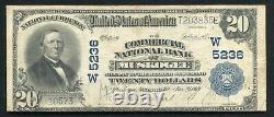 1902 $20 Commercial National Bank Of Muskogee, Ok National Currency Ch. #5236