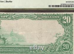 1902 $20 Dollar National Bank Of Independence Iowa Note Large Currency Pmg Au 50