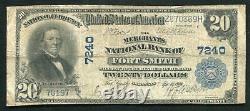 1902 $20 Merchants National Bank Of Fort Smith, Ar National Currency Ch. #7240