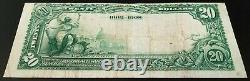 1902 $20 Nat'l Currency, Date Back, The Bank of California National Association