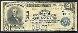 1902 $20 The First National Bank Of Chanute, Ks National Currency Ch. #3819
