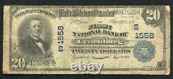 1902 $20 The First National Bank Of Lynchburg, Va National Currency Ch. #1558