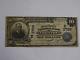 1902 $5 Broad Street National Bank Currency Note, Trenton, Nj, Large Note, Vg+