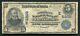 1902 $5 Db American National Bank Of Ebensburg, Pa National Currency Ch. #6209
