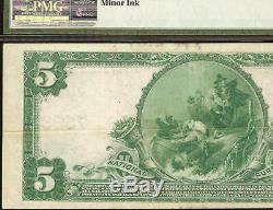 1902 $5 Dollar Belfast Maine National Bank Note Large Currency Paper Money Pmg