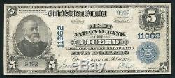 1902 $5 First National Bank Of Cicero, IL National Currency Ch. #11662
