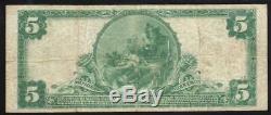 1902 $5 MONTGOMERY, AL National Bank Note ALABAMA CURRENCY 58211