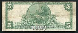 1902 $5 Mellon National Bank Of Pittsburgh, Pa National Currency Ch. #6301 Vf