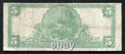 1902 $5 National Bank Of Commerce In St. Louis, Mo National Currency Ch. #4178