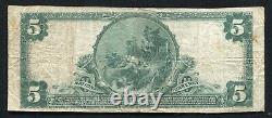 1902 $5 National Bank Of Newbury At Wells River, Vt National Currency Ch. #1406
