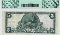 1902 $5 National Bank'Plain Back' note-fr. 600 (Salem, NJ-CH#3922) PCGS VF 30 EPQ