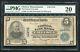 1902 $5 National City Bank Of Chelsea, Ma National Currency Ch #11270 Pmg Vf-20