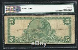 1902 $5 National City Bank Of Chelsea, Ma National Currency Ch #11270 Pmg Vf-20