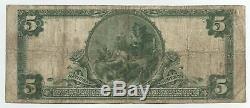 1902 $5 National Currency Large Note 2997 El Paso Illinois First Bank BA398