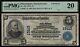 1902 $5 National Currency Pmg 20 Philadelphia, Pennsylvania Ch# 13113