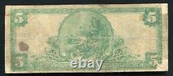 1902 $5 The Charleston National Bank West Virginia National Currency Ch. #3236
