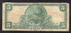 1902 $5 The First National Bank Of Danville, Va National Currency Ch. #1985