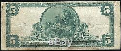 1902 $5 The First National Bank Of Durham, Nc National Currency Ch. #3811