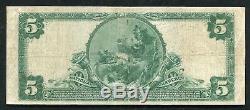 1902 $5 The Mellon National Bank Of Pittsburgh, Pa National Currency Ch. #6301