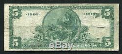 1902 $5 The National Bank Of Baltimore, Maryland National Currency Ch. #1432