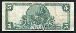 1902 $5 The National City Bank Of St. Louis, Mo National Currency Ch. #11989 Vf+