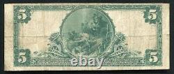 1902 $5 The Palmer National Bank Of Massachusetts National Currency Ch. #2324