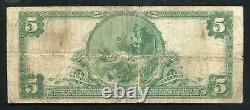 1902 $5 The Union National Bank Of Mckeesport, Pa National Currency Ch. #7559