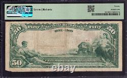 1902 $50 Girard National Bank Note Currency Philadelphia Pennsylvania Pmg Vf 20