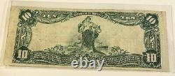 1902 Citizens National Bank of Sedalia Mo. $10 Bank Note Currency Charter #1971