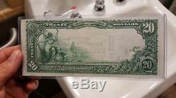 1902 Mellon National Bank PITTSBURGH $20 National Currency-Mellon SIGNED &Choice