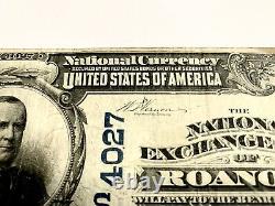 1902 National Currency Bank Note Roanoke Virginia