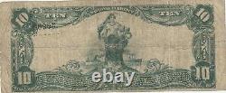 1902 National Currency State Bank of Troy NY -Ten Dollars Note Circulated