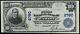 1902 Pb $10 First National Bank Wahoo Nebraska National Banknote Currency Vf/xf