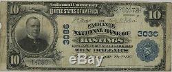 1902 Pb $10 National Bank Note Hastings Nebraska Currency F+ Fine+ (572h)