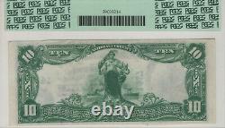 1902 Pb $10 Otoe National Bank Nebraska City Banknote Currency Pcgs C Cu 64