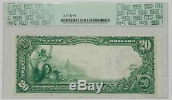 1902 Pb $20 O'neill National Bank Nebraska Banknote Currency Pcgs-c Ch63 Ppq