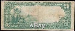 1902 Plain Back $20 National Currency The Galena National Bank, IL Ch. # 3279