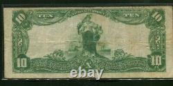 1902 Series First National Bank Of Walterboro Sc $10 National Currency 9849 Vg
