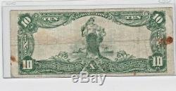 1905 $10 National Currency Note Exchange National Bank of Milwaukee bank #1003