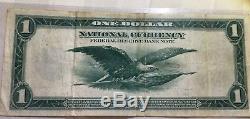 1914 $1 Federal Reserve Bank Of Cleveland Ohio National Currency Large Note