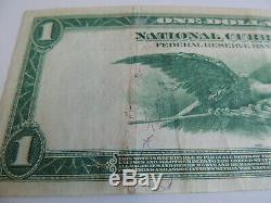 1918 $1 BOSTON Federal Reserve National Currency Bank Note