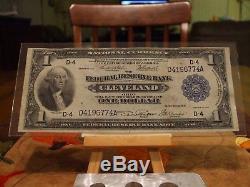 1918 $1, Federal Reserve Bank Note, National Currency, Vf/xf Condition, Fr#718