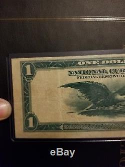 1918 $1 Large Size Federal Reserve Bank Note National Currency Cleveland One
